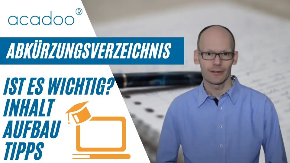 Abkürzungsverzeichnis | acadoo®