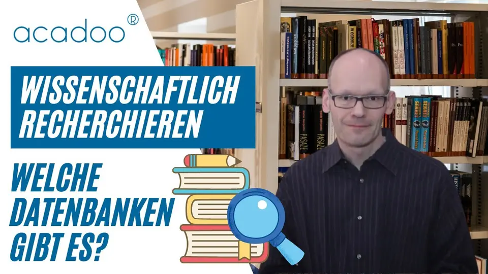 Wissenschaftliches Recherchieren: welche Datenbanken gibt es? | acadoo®